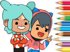 Jeu Coloring Book: Toca Boca Friends