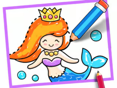 Jeu Toddler Drawing: Mermaid