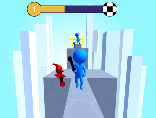 Jeu Jeu d'épée ! Coureur de tranches Ninja .