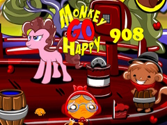 Jeu Monkey Go Happy Stage 908