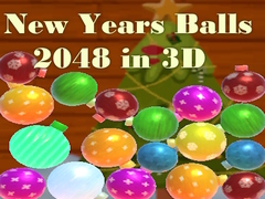 Jeu New Years Balls 2048 in 3D