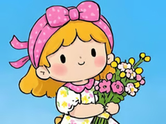 Jeu Jigsaw Puzzle: Little Flower Girl