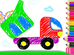 Jeu Toddler Drawing: Tanker Truck