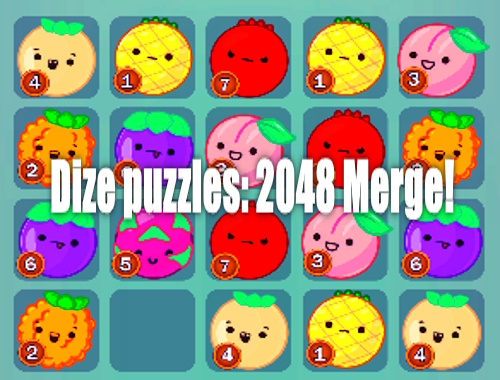 Jeu Puzzles Dize : 2048 Fusionner ! .