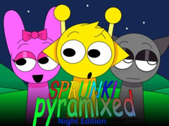 Jeu Sprunki Pyramixed: Night Edition