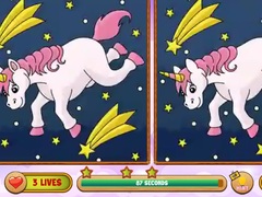 Jeu Unicorn Find The Differences