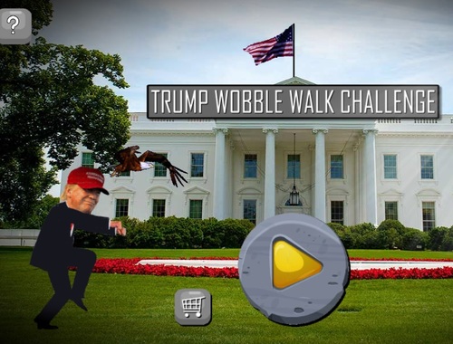 Jeu Défi Trump Wobble Walk .