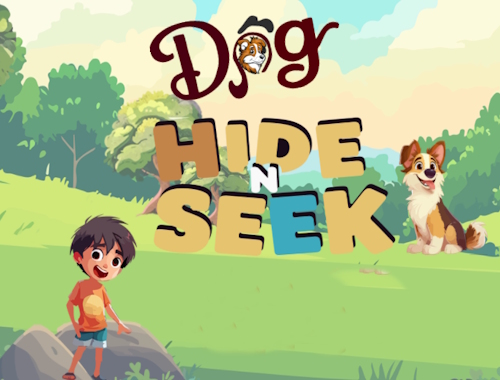 Jeu Chien cache et recherche .