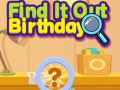 Jeu Find It Out Birthday