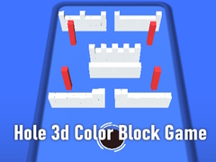 Jeu Hole 3d Color Block Game