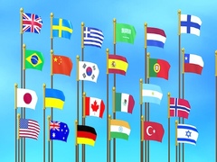 Jeu Flag Puzzle Jam: Collect Flags