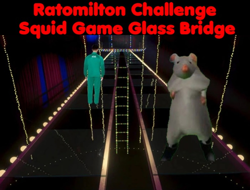 Jeu Rato Milton Challenge Squid Game Glass Bridge.