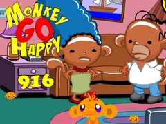 Jeu Monkey Go Happy Stage 916