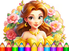 Jeu Coloring Book: Flower Dress Up