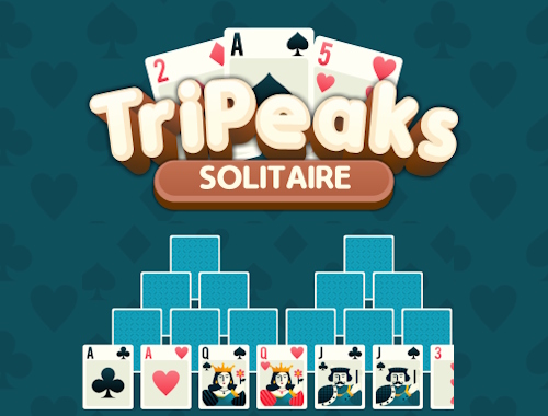 Jeu Tripeaks Solitaire.