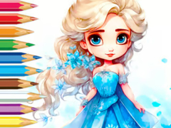 Jeu Coloring Book: Frozen Princess