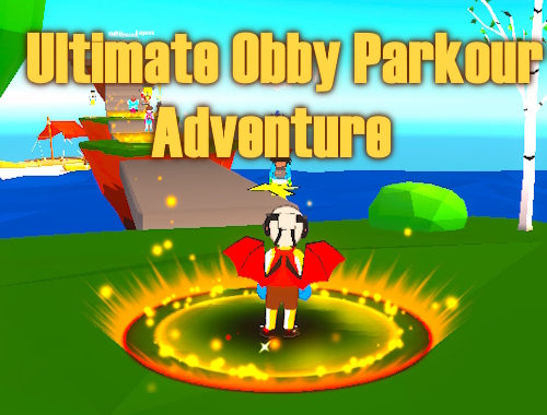 Jeu Ultimate Obby Parkour Adventure.