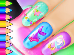 Jeu Coloring Book: Nail Art Salon