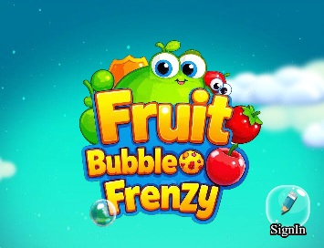 Jeu Fruit Bubble Frenzy.