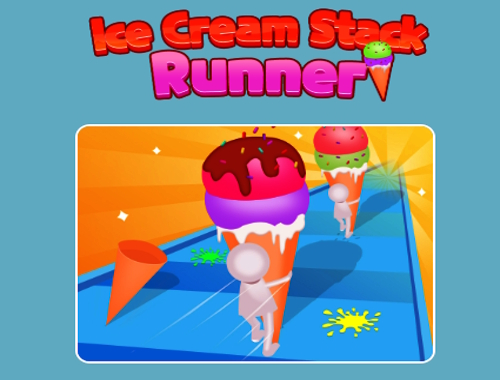 Jeu Runner de pile de crème glacée .