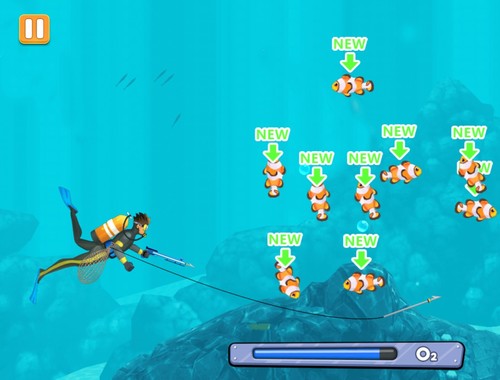 Jeu Fish tire chasseur de poissons .