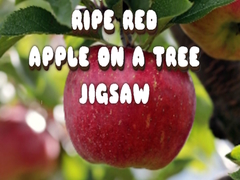 Jeu Ripe Red Apple on a Tree Jigsaw