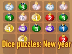 Jeu Dice puzzles: New year