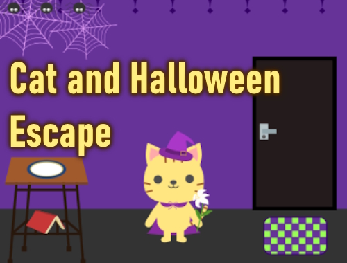 Jeu Cat et Halloween Escape .