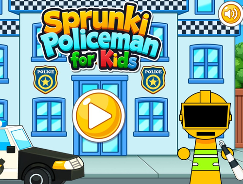 Jeu Policeur de Sprunki pour les enfants .