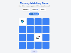 Jeu Memory Matching Game