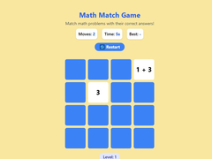 Jeu Math Match Game