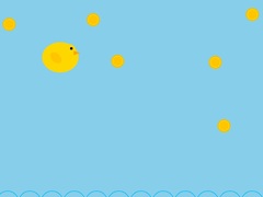 Jeu A Duck Collecting Coins
