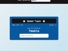 Jeu Speed Typer