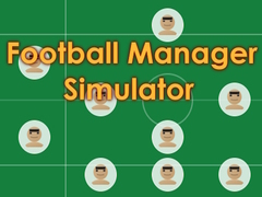 Jeu Football Manager Simulator