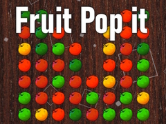 Jeu Fruit Pop it