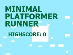 Jeu Minimal Platformer Runner