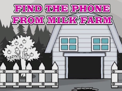 Jeu Find The Phone From Milk Farm
