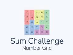 Jeu Sum Challenge Number Grid