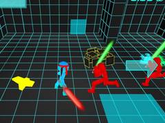 Jeu Stickman Neon Sword Fighting