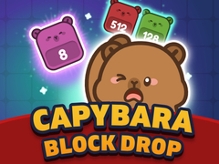 Jeu Capybara Block Drop
