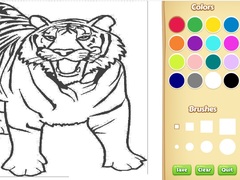 Jeu Tiger Coloring Book