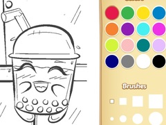 Jeu Boba Tea Coloring Book for Kids
