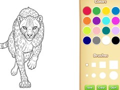 Jeu Wild Animals Coloring Book