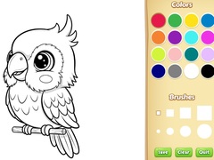 Jeu Kawaii Animal Coloring Book