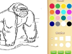 Jeu Zoo Animals Coloring Book for Kids