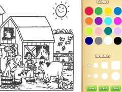 Jeu Farm Coloring Book For Kids