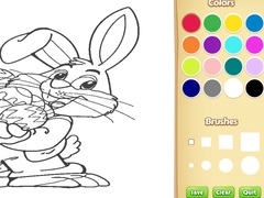 Jeu Easter Bunny Coloring Book for Kids