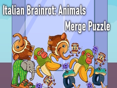 Jeu Italian Brainrot: Animals Merge Puzzle