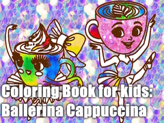 Jeu Coloring Book for kids: Ballerina Cappuccina 