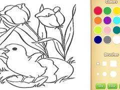 Jeu Flowers Coloring Book For Kids